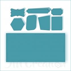 Stanzschablone - DIN lang Rahmen